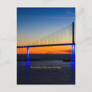 Sunshine Skyway Bridge, Florida, Postcard