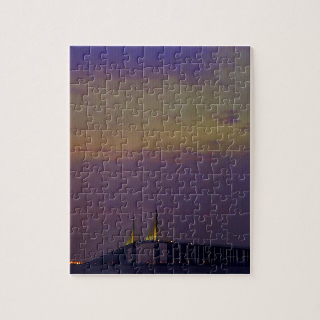 Sunshine Skyway Bridge Jigsaw Puzzle (Vertical)