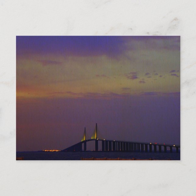Sunshine Skyway Bridge Postcard (Front)