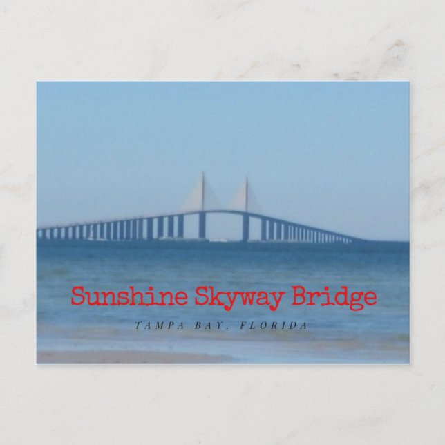 Sunshine Skyway Bridge Postcard (Front)