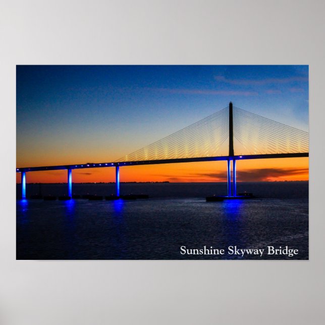 Sunshine Skyway Bridge Poster (Front)