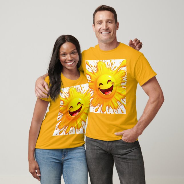 Sunshine Smiles: Bursting Joy T-Shirt (Unisex)