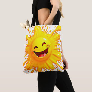 Sunshine Smiles: Bursting Joy Tote Bag