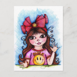Sunshine SMILES! Postcard