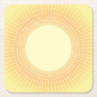 Sunshine Square Paper Coaster