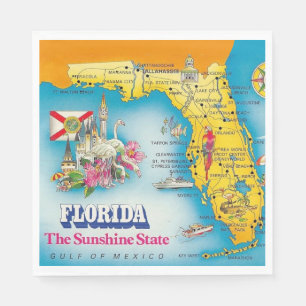 Sunshine State - Florida Napkin