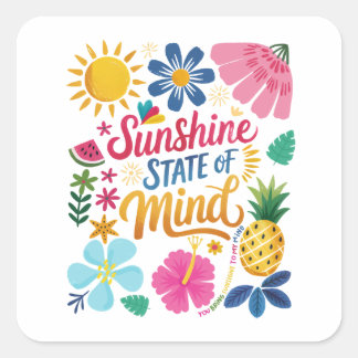 Sunshine State of Mind Sticker