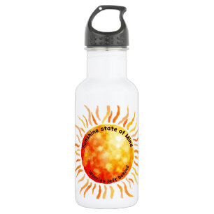 Sunshine state of Mind, Worries left behind 532 Ml Water Bottle