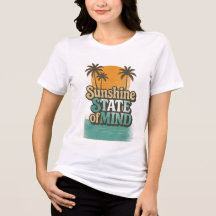 Sunshine State Tee, Retro Beach Vacation Shirt