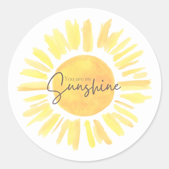 Sunshine Sticker  (Front)