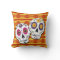 Sunshine Sugar Skulls Throw Pillows