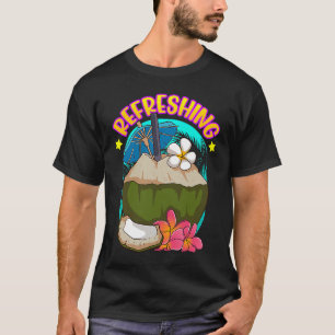 Sunshine Summer Palm Trees tropical coconut refres T-Shirt
