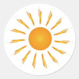 Sunshine - Sun Classic Round Sticker