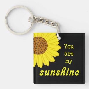 Sunshine Sunflower Key Ring