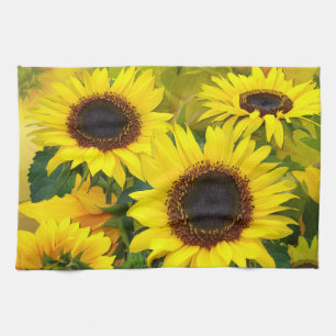 Sunshine Sunflower Tea Towel
