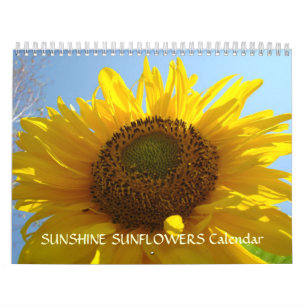 SUNSHINE SUNFLOWERS Calendar Holiday Gifts MOM