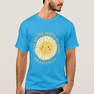 Sunshine thank you teacher modern elegant T-Shirt