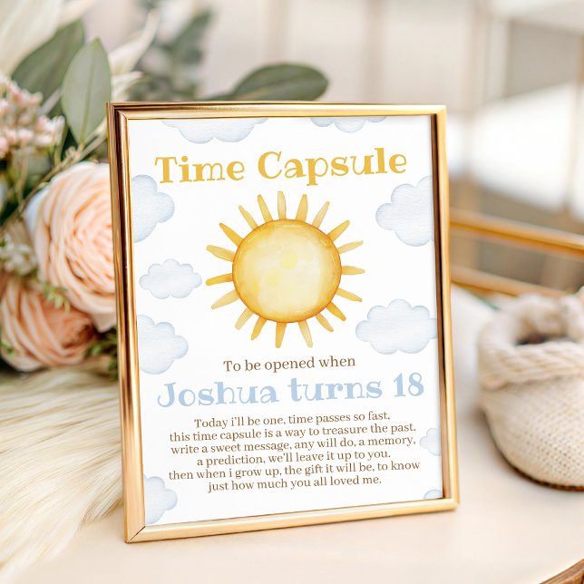 Sunshine Time Capsule Table Sign (Creator Uploaded)