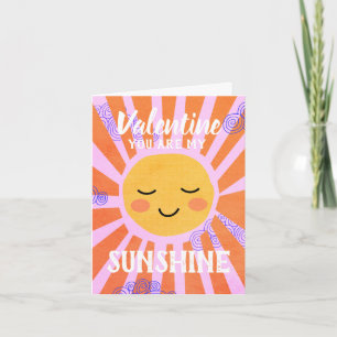 Sunshine Valentine Holiday Card