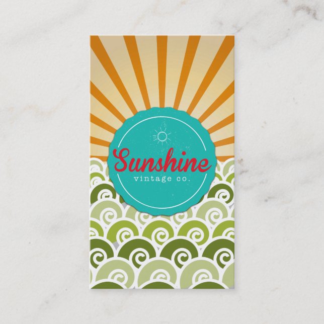 Sunshine Vintage Company Business Card (Front)