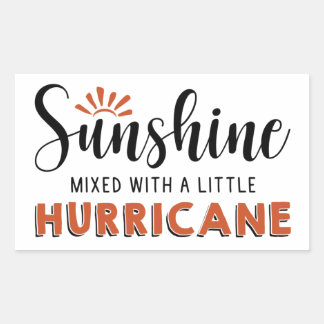 Sunshine W A Little Hurricane Rectangular Sticker