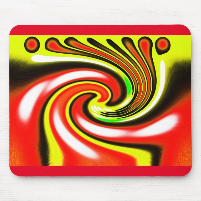Sunshine wave art mouse pad (Front)
