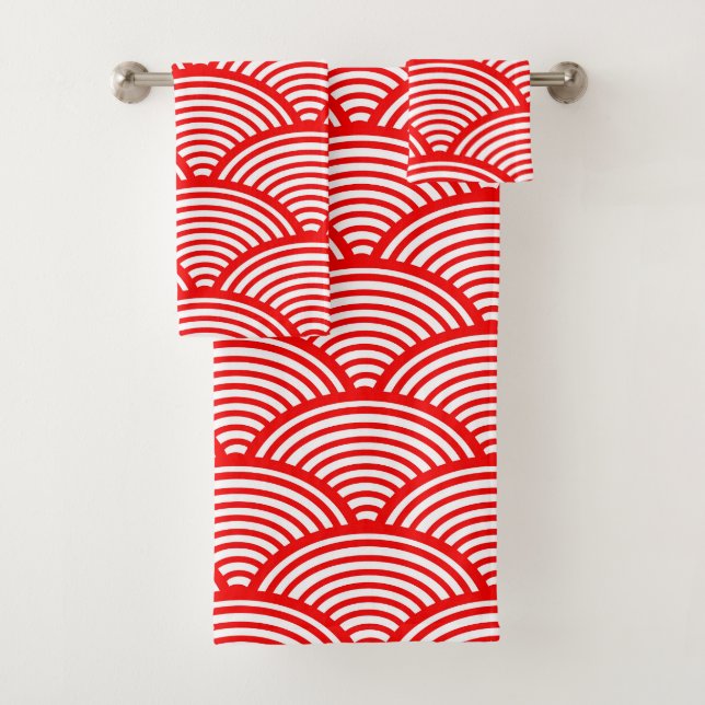 sunshine wave bath towel set (Insitu)