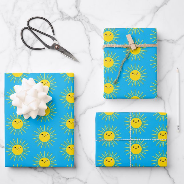 Sunshine Wrapping Paper Sheets (Front)