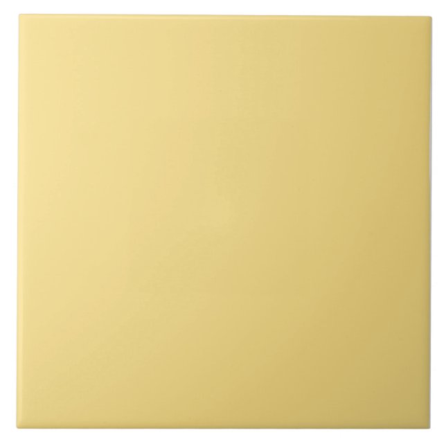 Sunshine Yellow Ceramic Tile. Tile (Front)