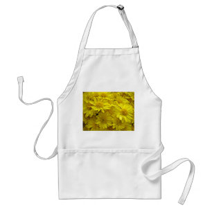 Sunshine Yellow Chrysanthemums Standard Apron