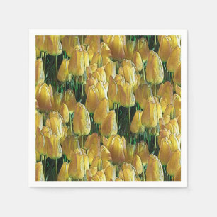Sunshine Yellow Tulips Napkin