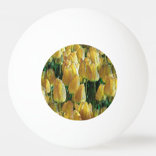 Sunshine Yellow Tulips Ping Pong Ball