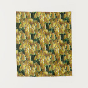 Sunshine Yellow Tulips Tapestry
