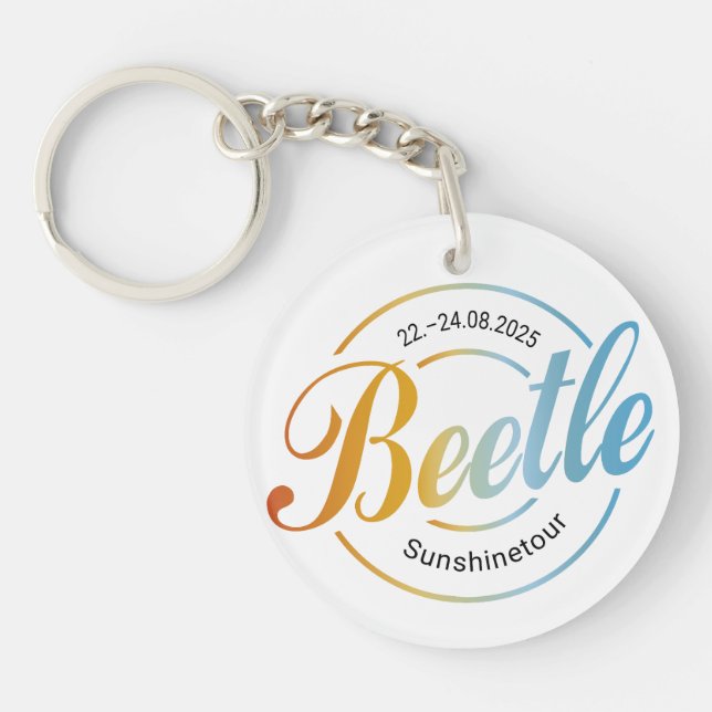 Sunshinetour ´25 key supporters key ring (Front)