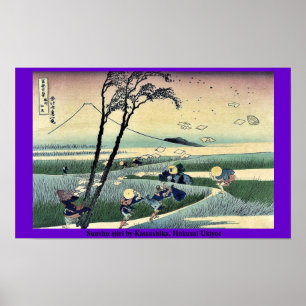 Sunshu ejiri by Katsushika, Hokusai Ukiyoe Poster