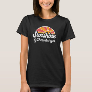 Sunsine and Cheeseburger Girls Vintage T-Shirt