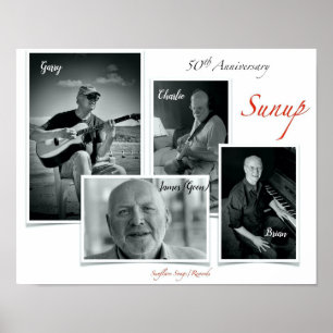 SUNUP 50th Anniversary of Recording Poster