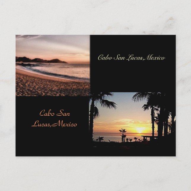 sunup,sundown cabo is beautiful postcard (Front)