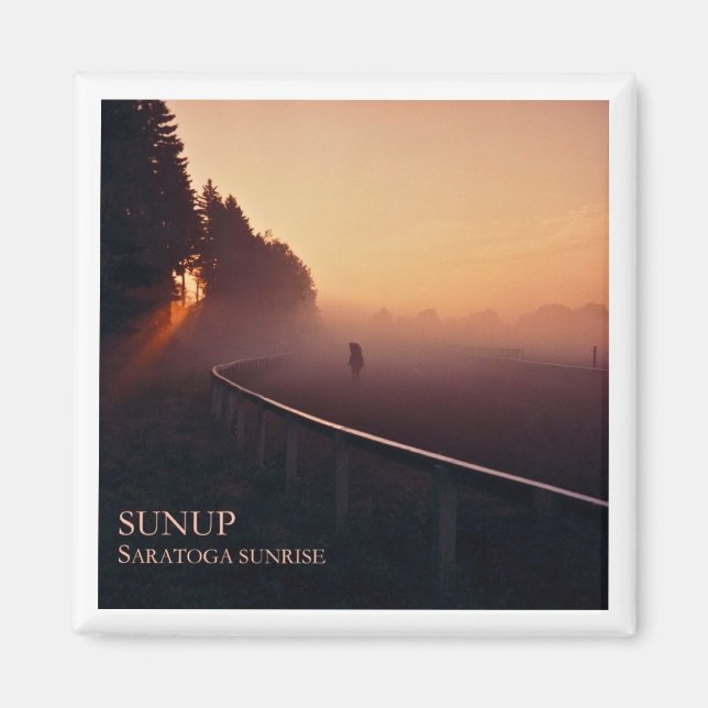 Sunup's Saratoga Sunrise Cover Magnet (Front)