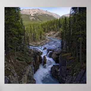 SUNWAPTA FALLS - CANADIAN ROCKIES POSTER