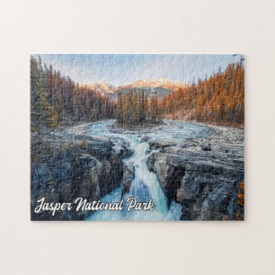 Sunwapta Falls, Jasper National Park Jigsaw Puzzle