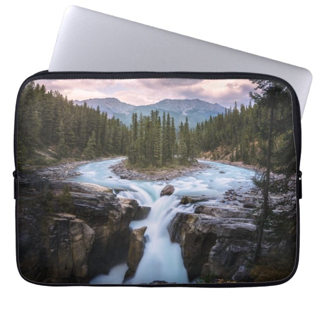 Sunwapta Falls |  Jasper National Park Laptop Sleeve (Front)