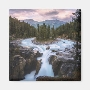 Sunwapta Falls Jasper National Park Magnet