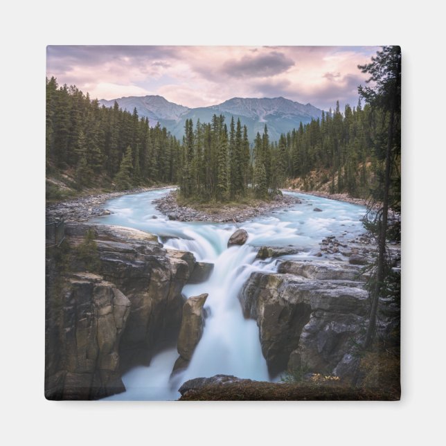 Sunwapta Falls |  Jasper National Park Magnet (Front)