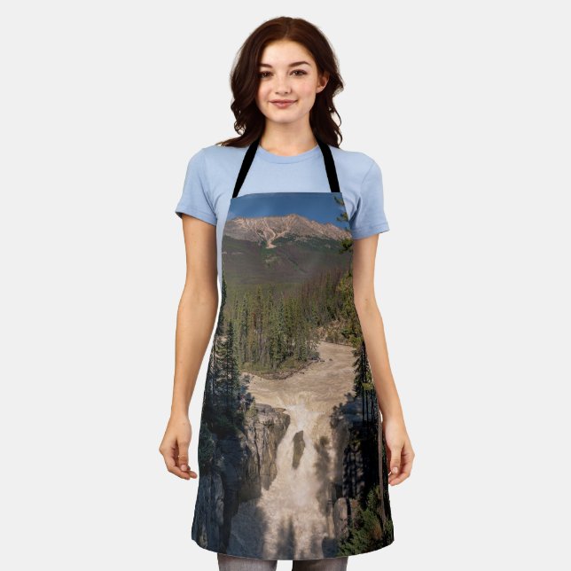 Sunwapta Falls, Waterfall Photography Apron (Worn)