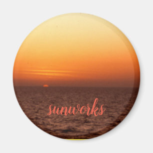 sunworks...sunset in the Greek Islands Magnet
