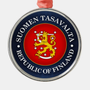 Suomen Vaakuna Metal Ornament