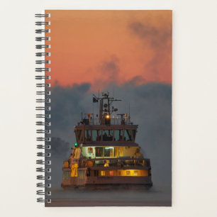 Suomenlinna ferry on cold morning planner