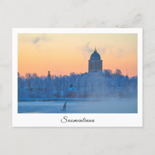 Suomenlinna lighthouse postcard