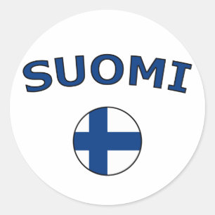 Suomi Classic Round Sticker